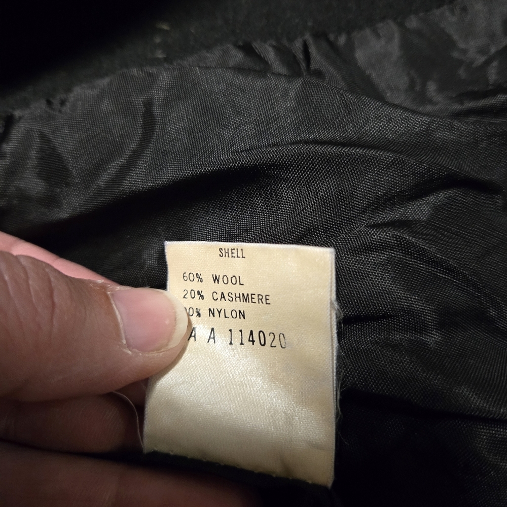 Vintage JH Collectibles Black Blazer Wool Cashmere Blend Union Made In USA - Picture 6 of 9